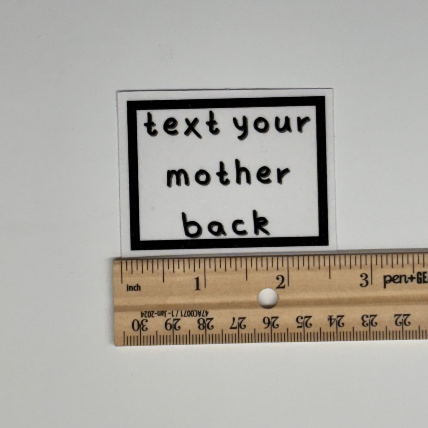 text your mother back sticker
