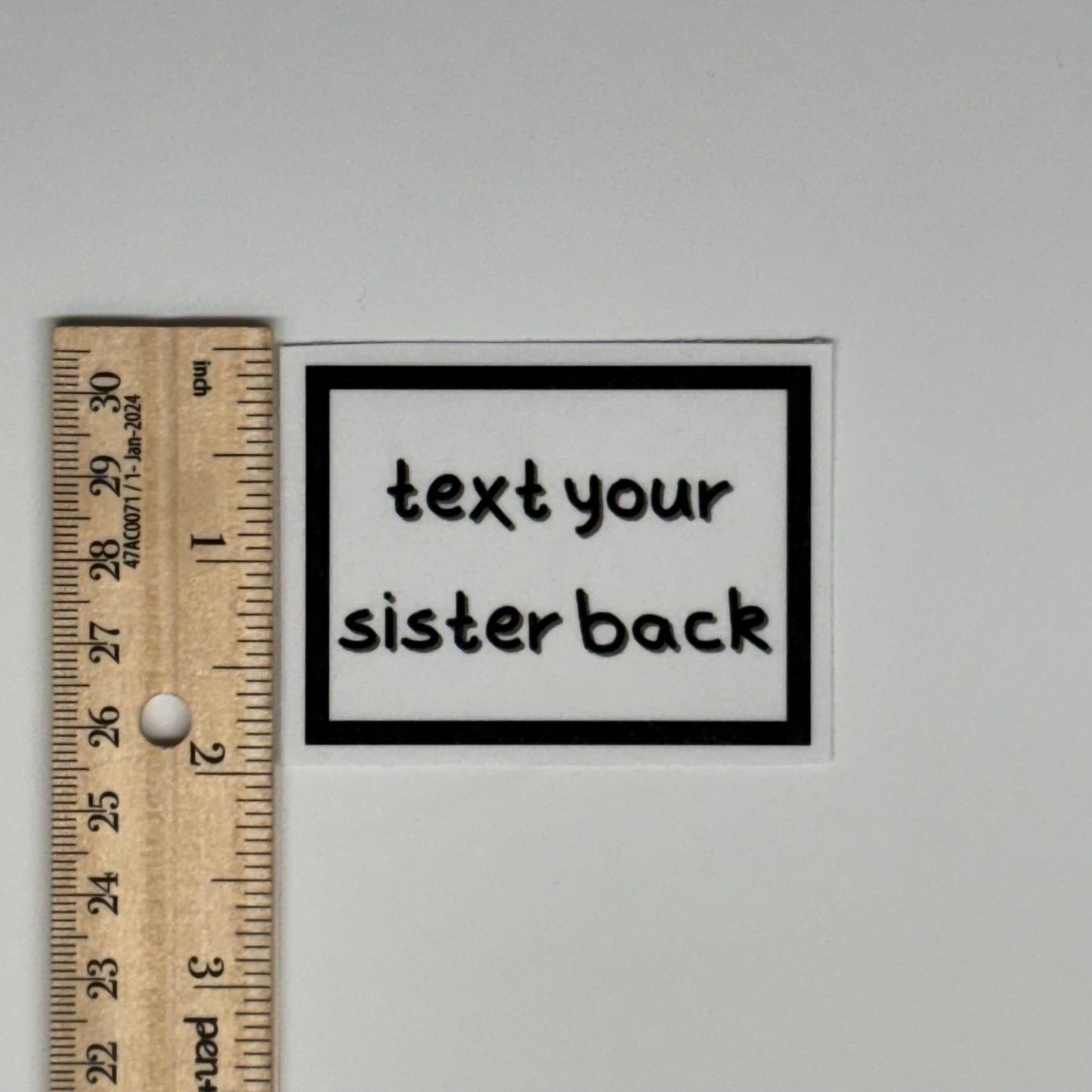 text your sister back sticker