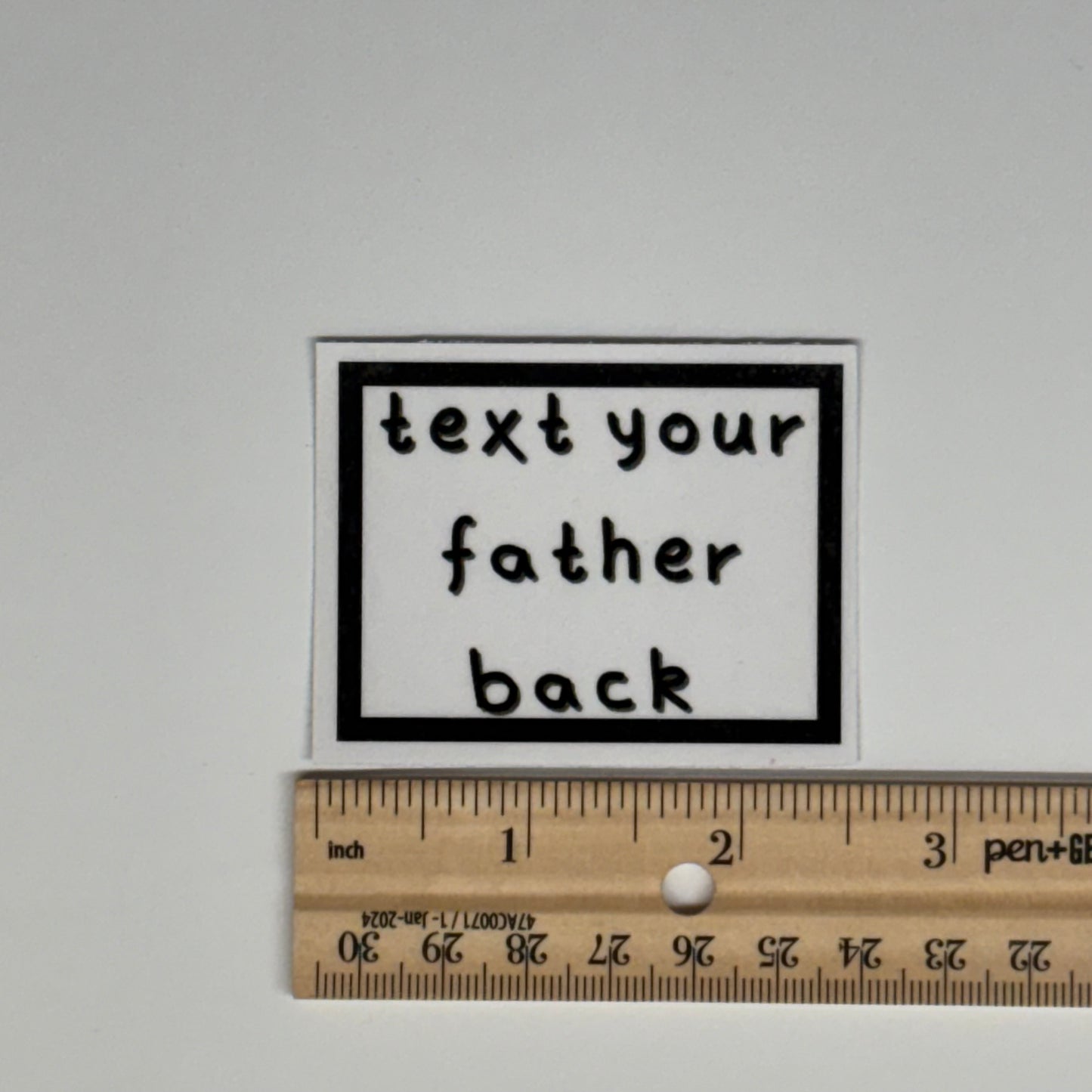 text your father back sticker