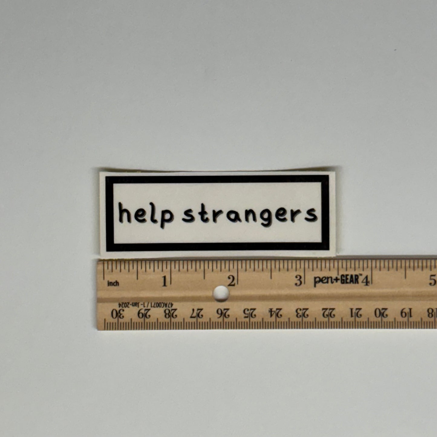 help strangers sticker
