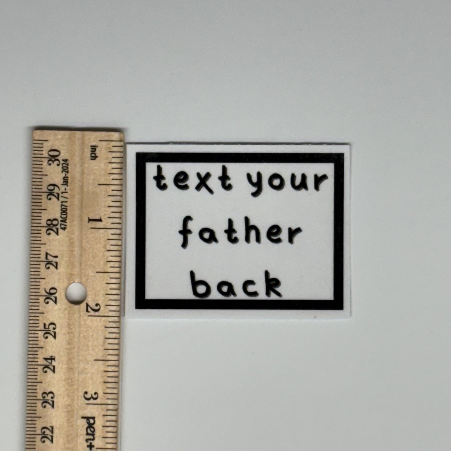 text your father back sticker
