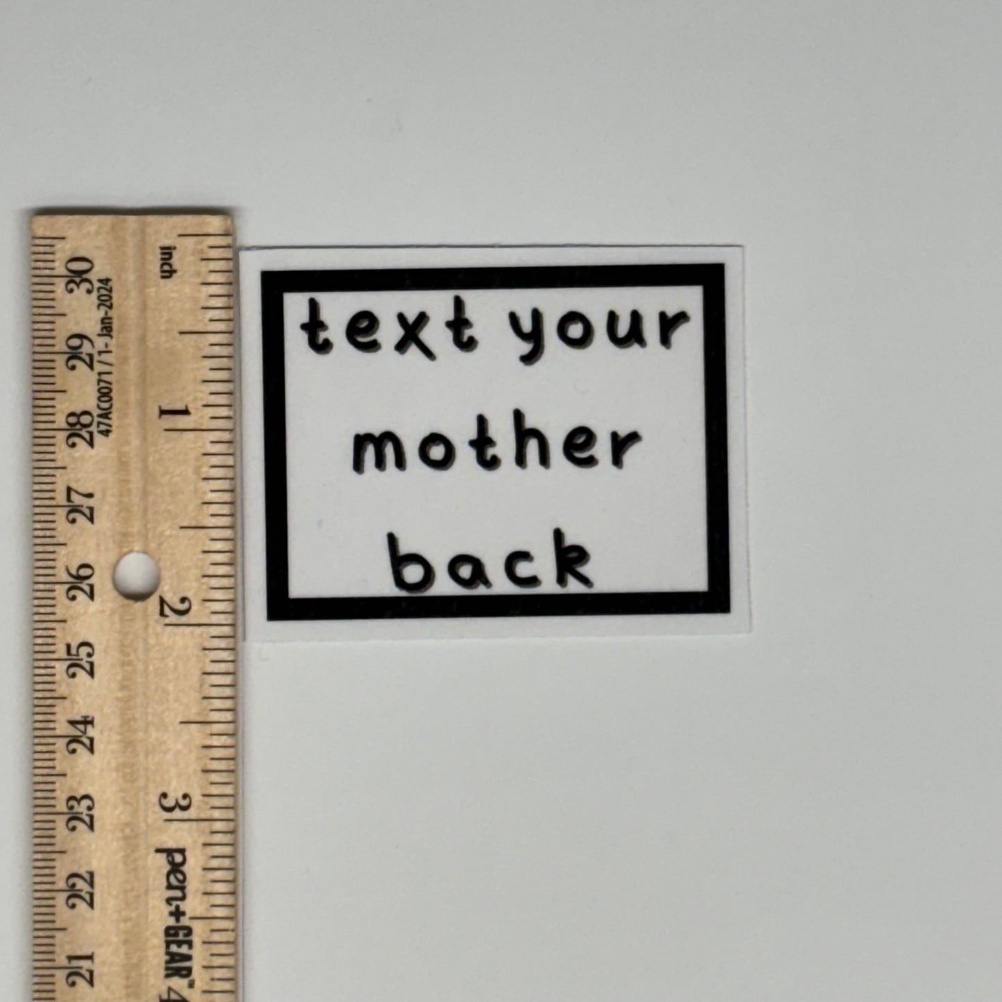 text your mother back sticker