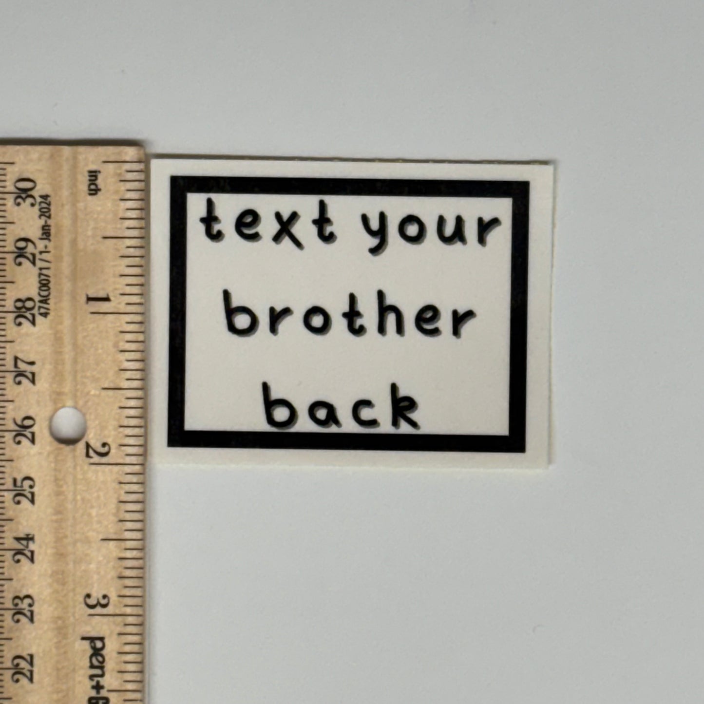 text your brother back sticker