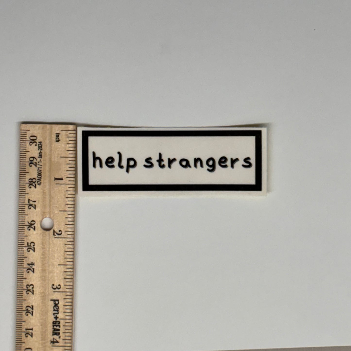 help strangers sticker