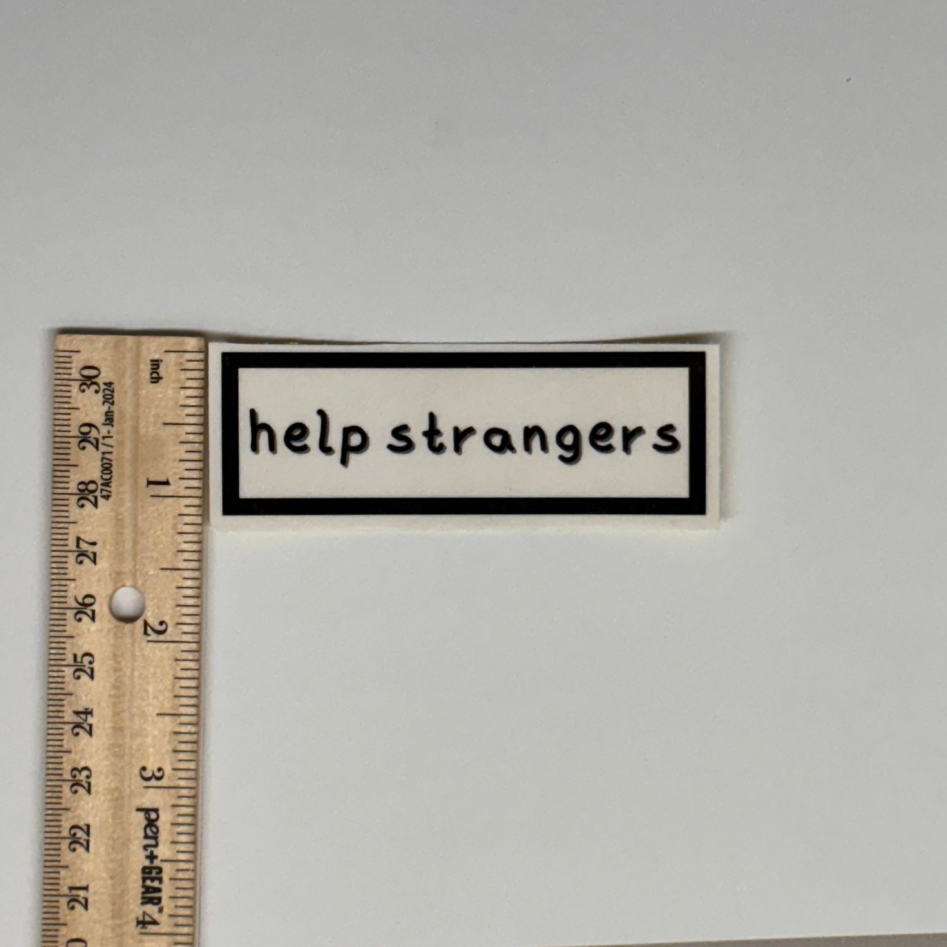 help strangers sticker