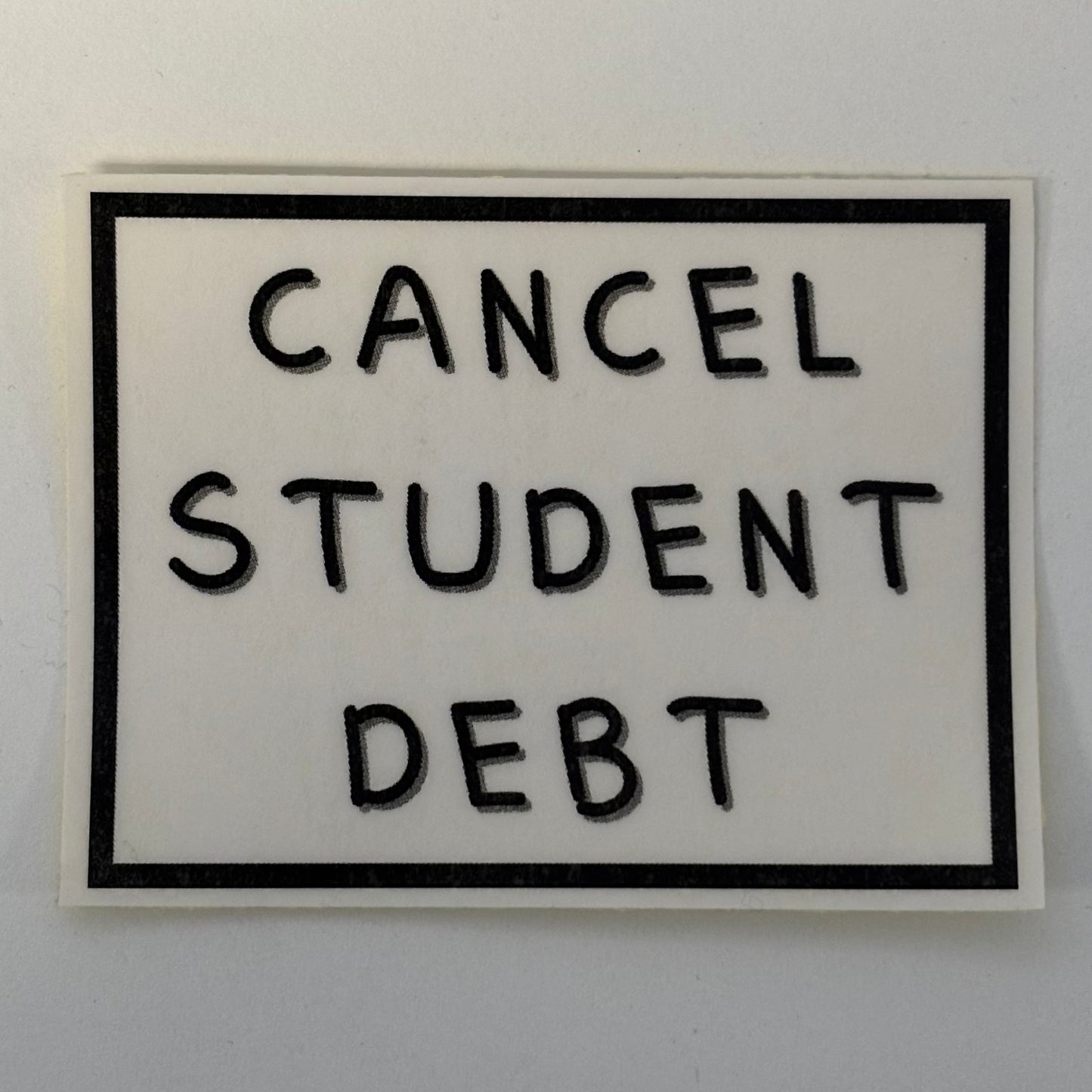 cancel student debt sticker