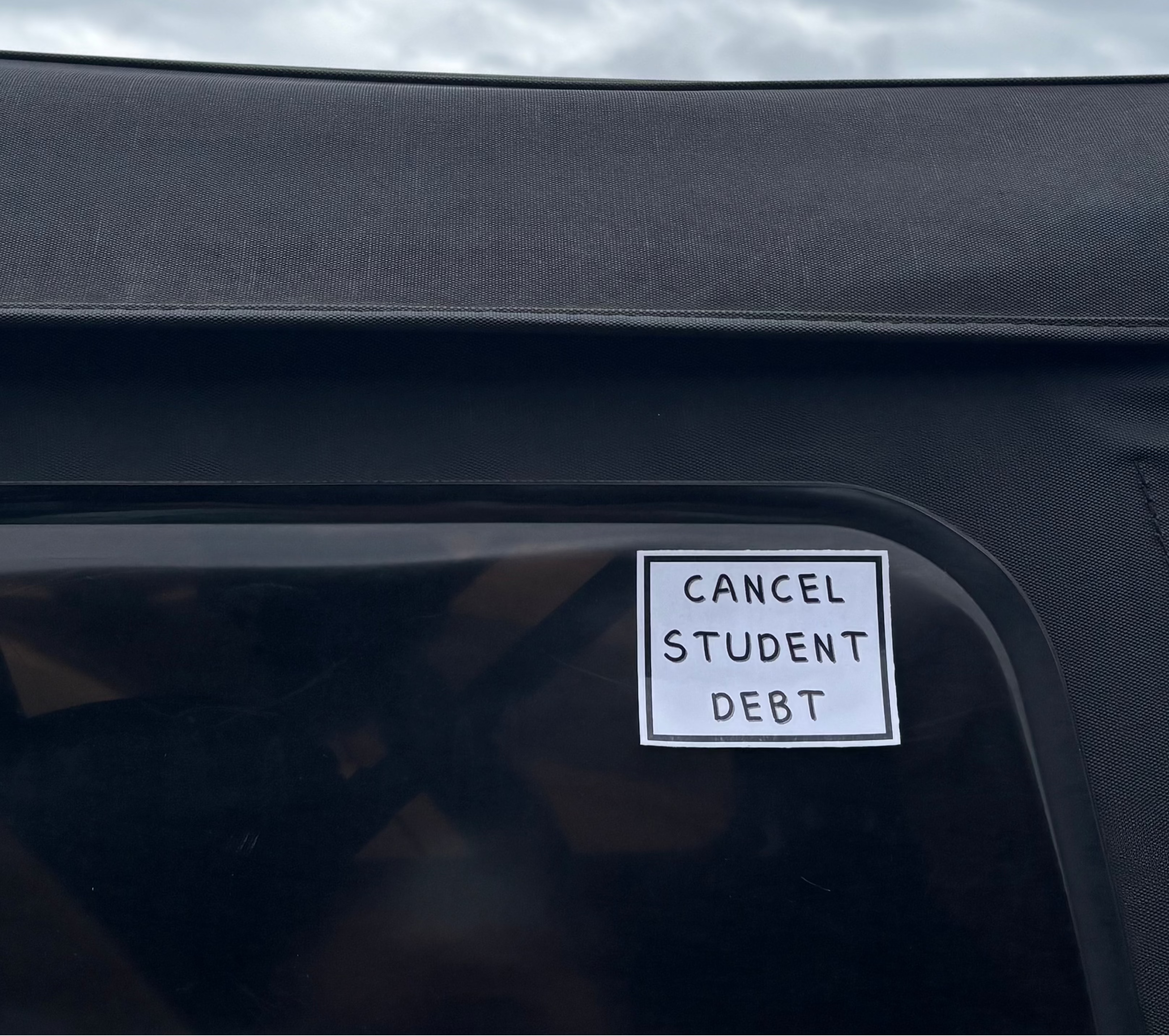 cancel student debt sticker